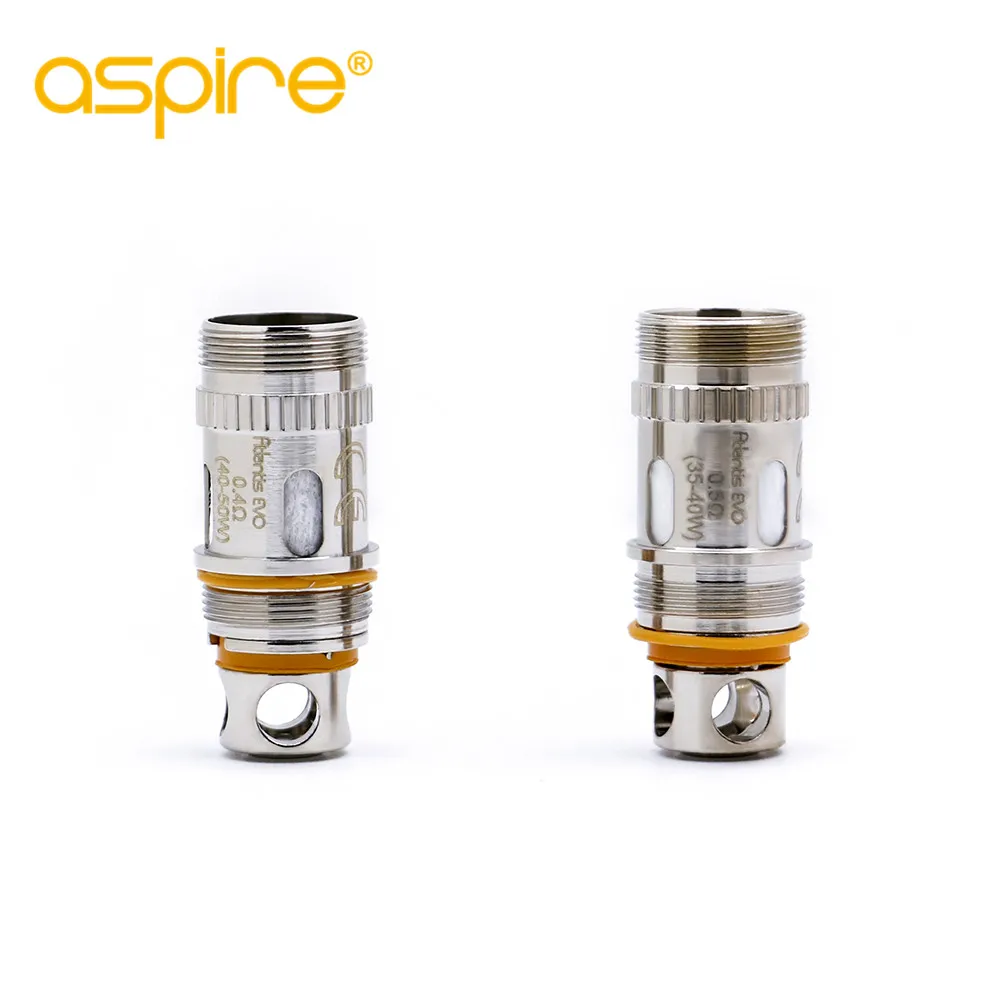 5 шт./упак. Aspire Atlantis EVO катушки тонн в сутки для танк сопротивление 0 4 Ом/0.5ohm