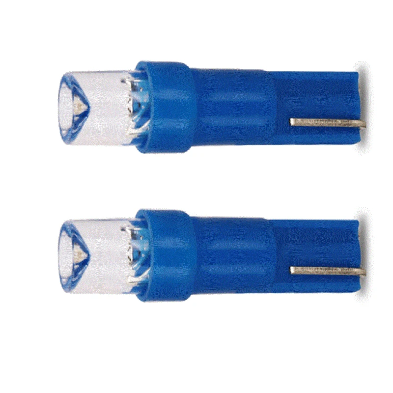 

10pc T5 led car dashboard light instrument automobile door Wedge Gauge reading lamp bulb 12V cob smd Car Styling white red blue