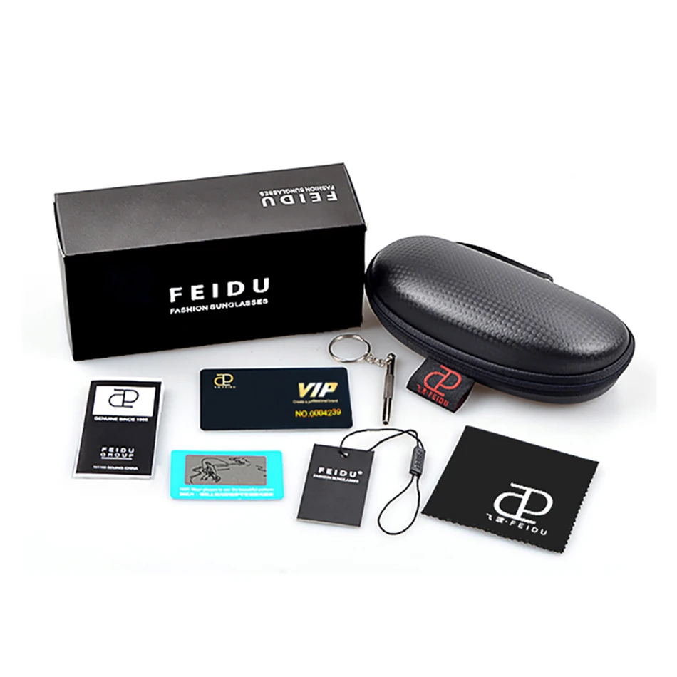 Мужские и женские солнцезащитные очки FEIDU классические брендовые поляризованные