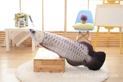 Simulation of Arowana pillow dragon fish plush toy doll creative large sleeping send friends gifts | Игрушки и хобби