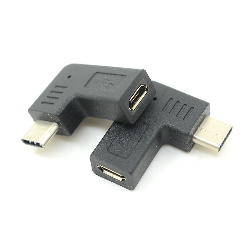 Угловой Универсальный USB 3. 0 Type C Штекерный разъем к микро гнездовому конвертеру