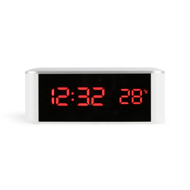 LED Будильник цифровые настольные часы Пробуждение электронные USB зарядка или AAA