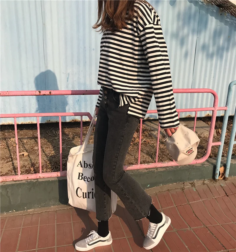 

Cheap Wholesale 2019 New Spring Summer Hot Selling Women's Fashion Casual Denim Pants XC24