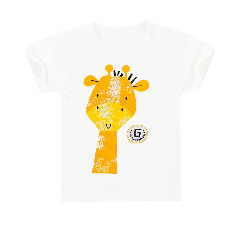 Повседневный Модный летний хлопковый пуловер для маленьких мальчиков с коротким