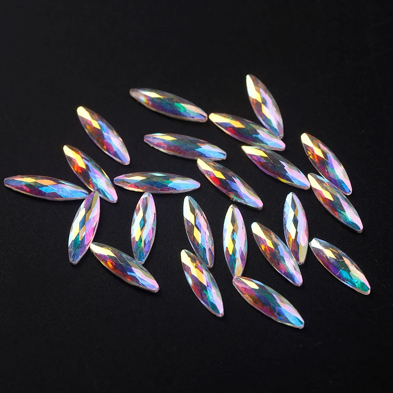 Blueness 10 шт./лот пластиковые украшения в виде конского глаза для дизайна ногтей со