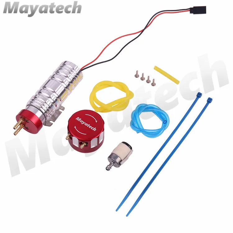 Mayatech CNC алюминиевый сплав масленка Крышка бензобака Крышка Масляного барабана крышка оболочки верхний переходник фильтр для RC самолета фиксированное крыло