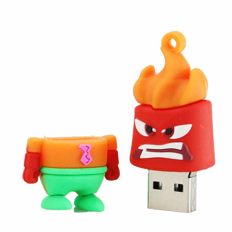 Экспрессия usb флэш накопитель мультфильм USB 2 0 128 Мб 32 Гб 64 памяти переносной