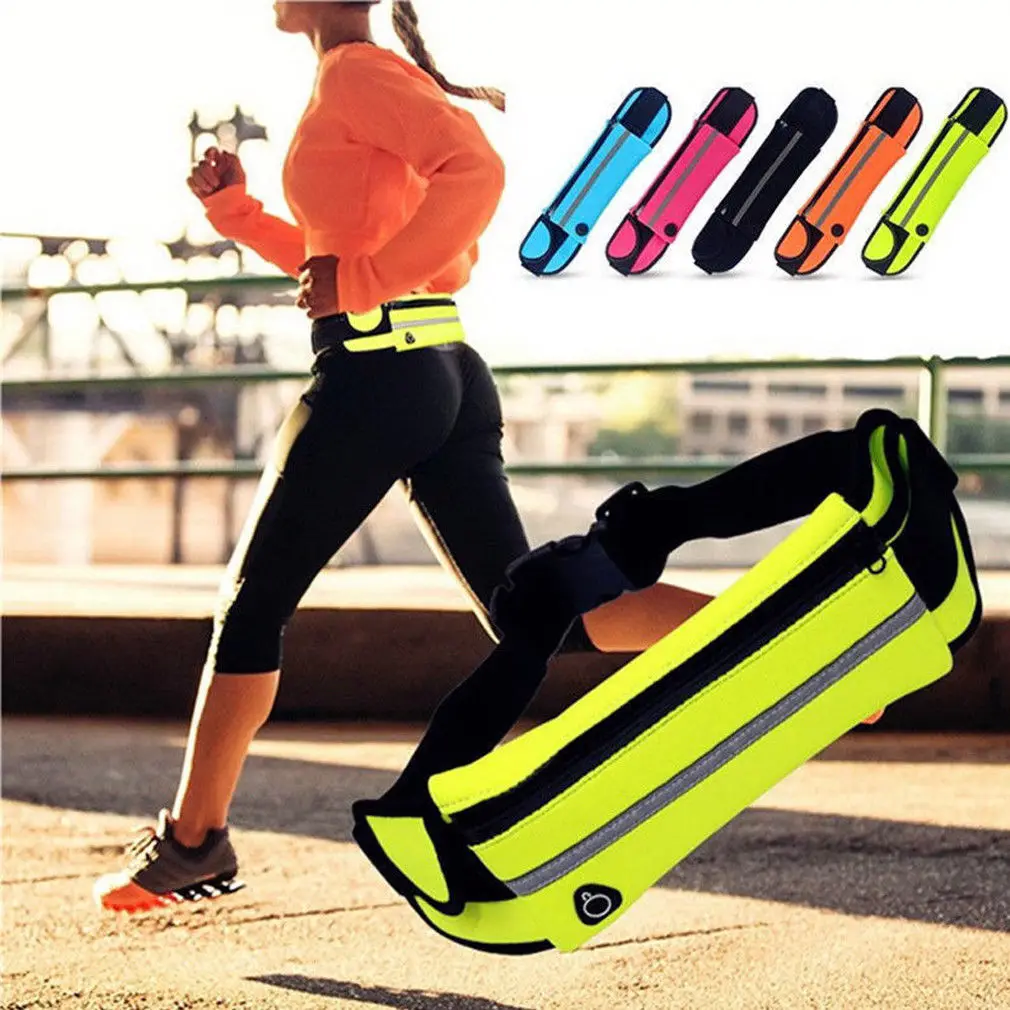 

Running Bum Bag Fanny Pack Travel Waist Bags Money Zip Belt Pouch Sports Wallet