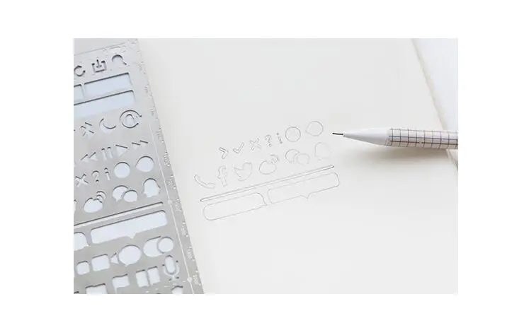 XF20 1X полезный дизайн телефона полый металлический рисунок Граффити Шаблон Линейка для учебы канцелярские принадлежности Школьные офисные принадлежности
