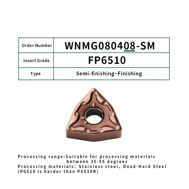 FivePears 10 шт. WNMG080404/08 12 см мА вставки карбида резец для наружной обточки ЧПУ токарные станки