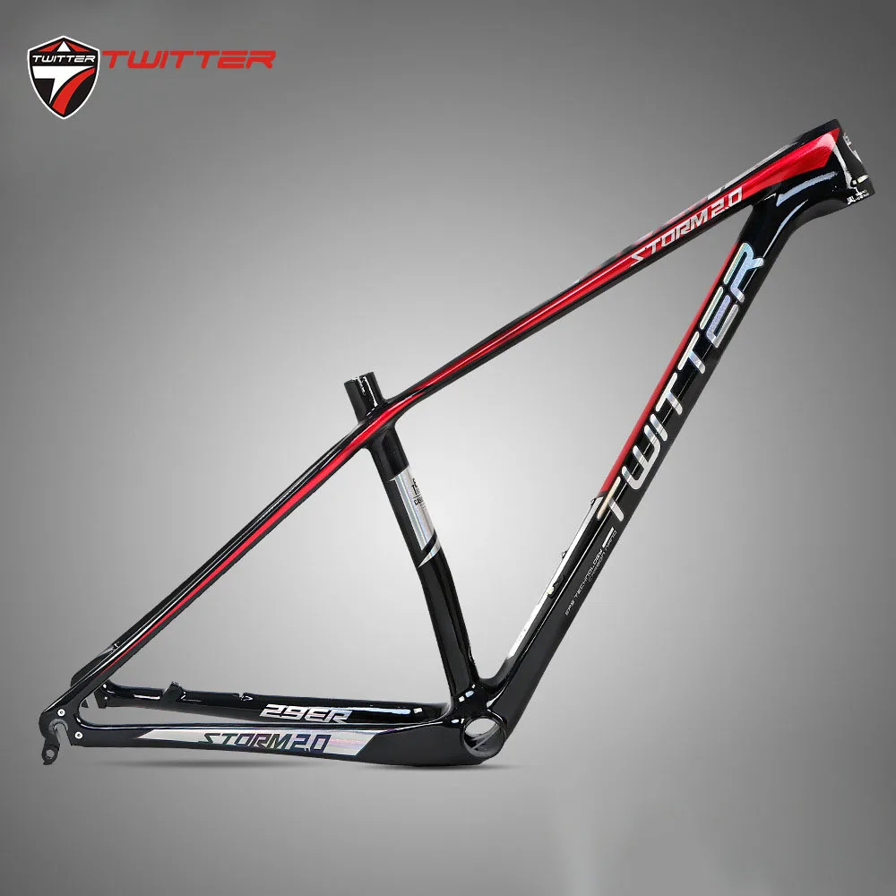 Рама MTB из углерода 27 5 29er QR 9X135mm XC велосипедная 42*52 коническая трубка BB92 пресс