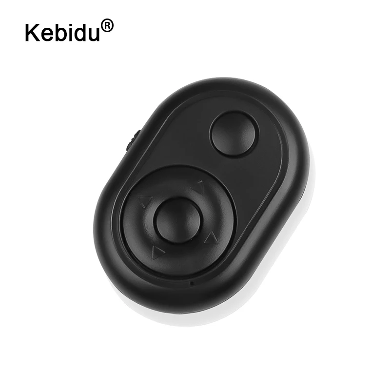 Kebidu Bluetooth пульт дистанционного управления камерой кнопка спуска затвора для селфи камера контроллер дистанционная Кнопка Bluetooth для iPhone Android