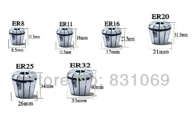 

10mm ER32 Spring Collet Chuck Tool Bit Holder For CNC Milling Lathe Chuck