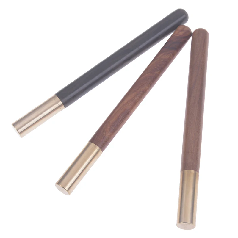 Винтажная деревянная шариковая ручка латунная роликовая металлическая крышка