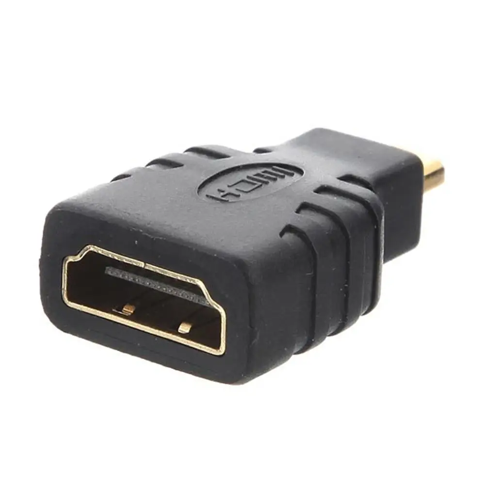 10 шт./Micro HDMI штекер-HDMI штекер Адаптер для сотового телефона планшета 1080p HDTV |