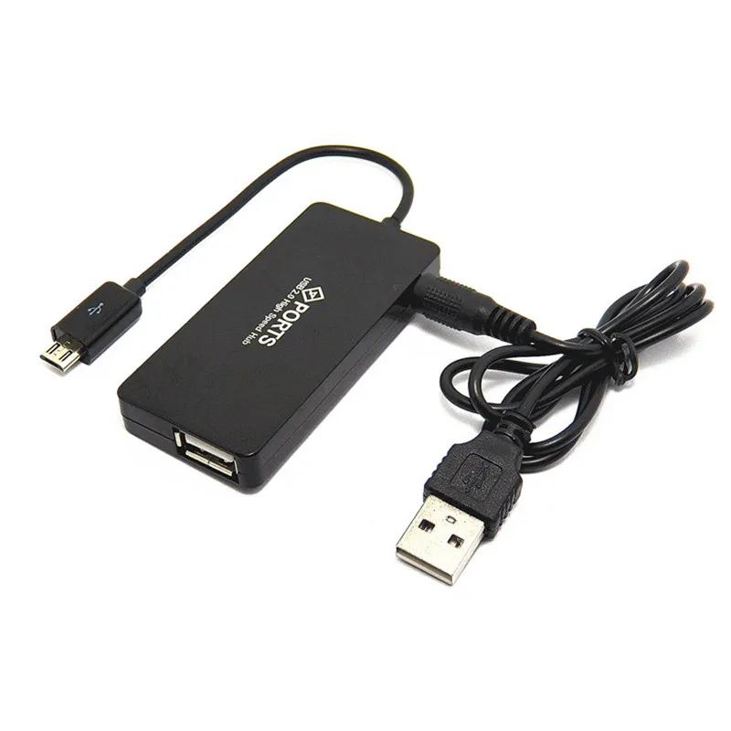 Двойной микро USB OTG концентратор хост адаптер кабель для Galaxy Tab3 S4 S5 S3|adapter cable|usb dual