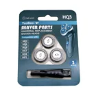 3 шт., головки для бритвы Philips HQ55 HQ56 HQ320 HQ322 HQ340 HQ4605 HQ906 HQ912 HQ914 HP1323 HP1327 HP1328