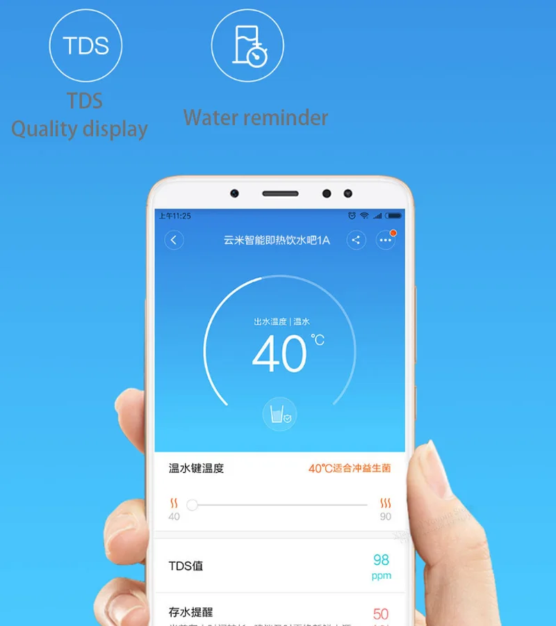 Xiaomi Mijia VIOMI 4L Смарт мгновенный диспенсер для горячей воды Портативный питьевой фонтан приложение управление настраиваемая температура