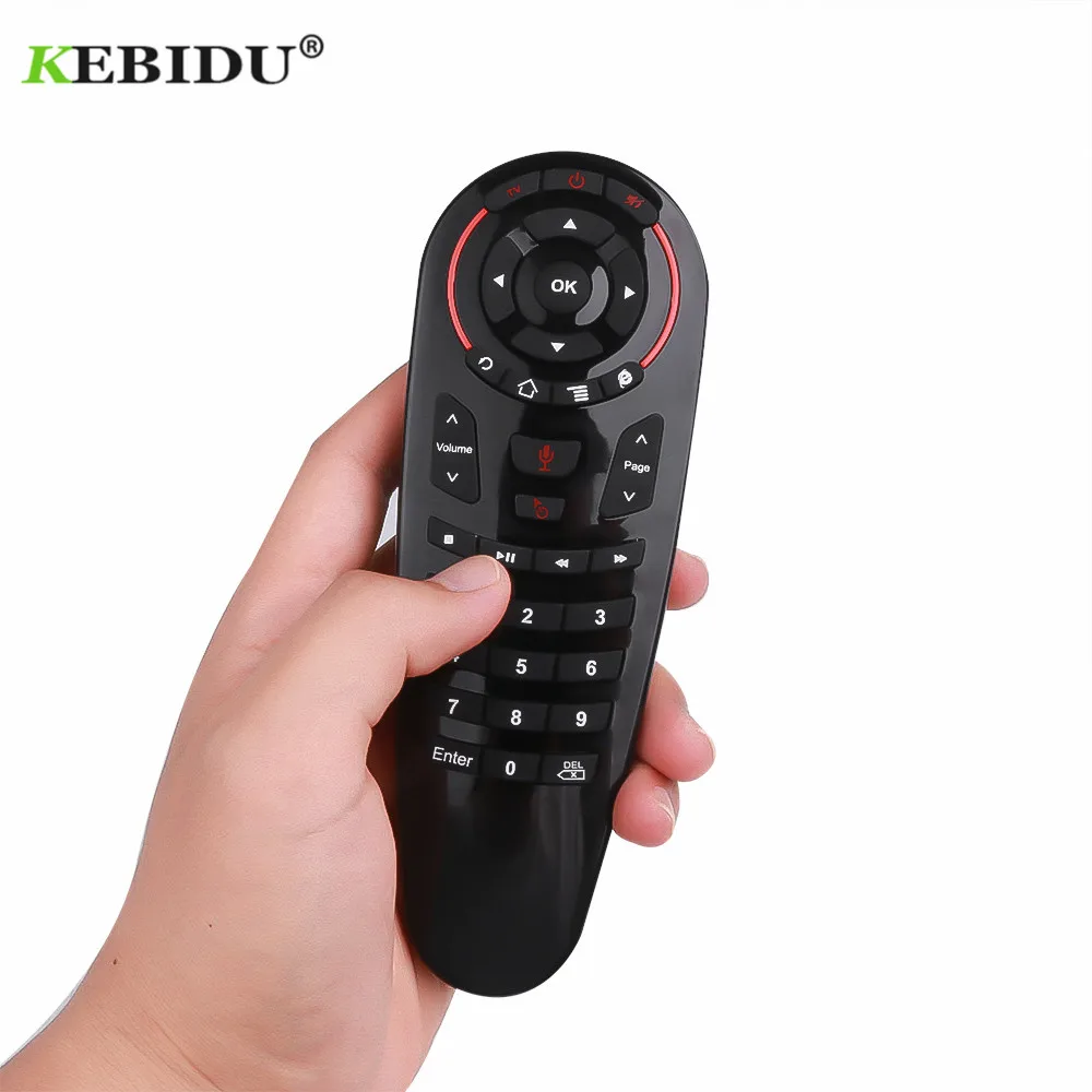 KEBIDU G30 голосовой пульт дистанционного управления с микрофоном IR Learning 2 4G