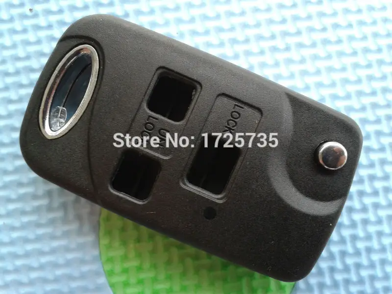 10 шт./лот Новый чехол для ключа пустой для Toyota 2/3-кнопочного пультового управления с откидным механизмом с лезвием Toy43 без логотипа Автомобильные аксессуары Автозапчасти Дешевле.