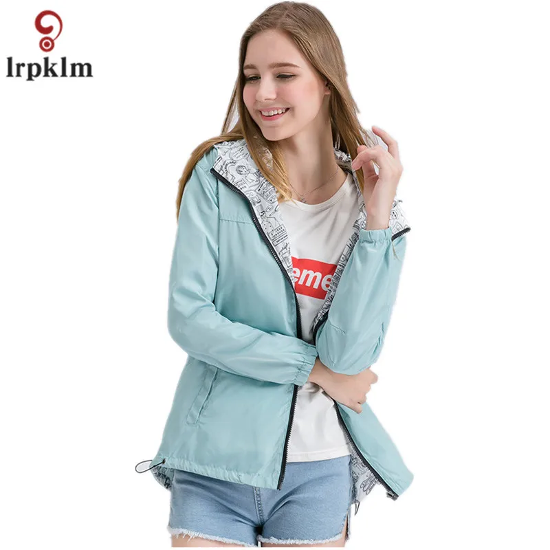 2017 новая и модная популярная Двусторонняя Женская куртка с принтом для отдыха