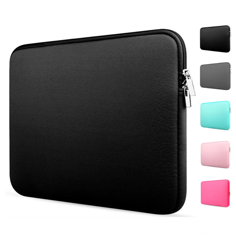 Soft Laptop Bag For Xiaomi Hp Dell Lenovo Notebook Computer For Macbook Air Pro Retina 11 12 13 14 15 15.6 Sleeve Case Cover images - 6