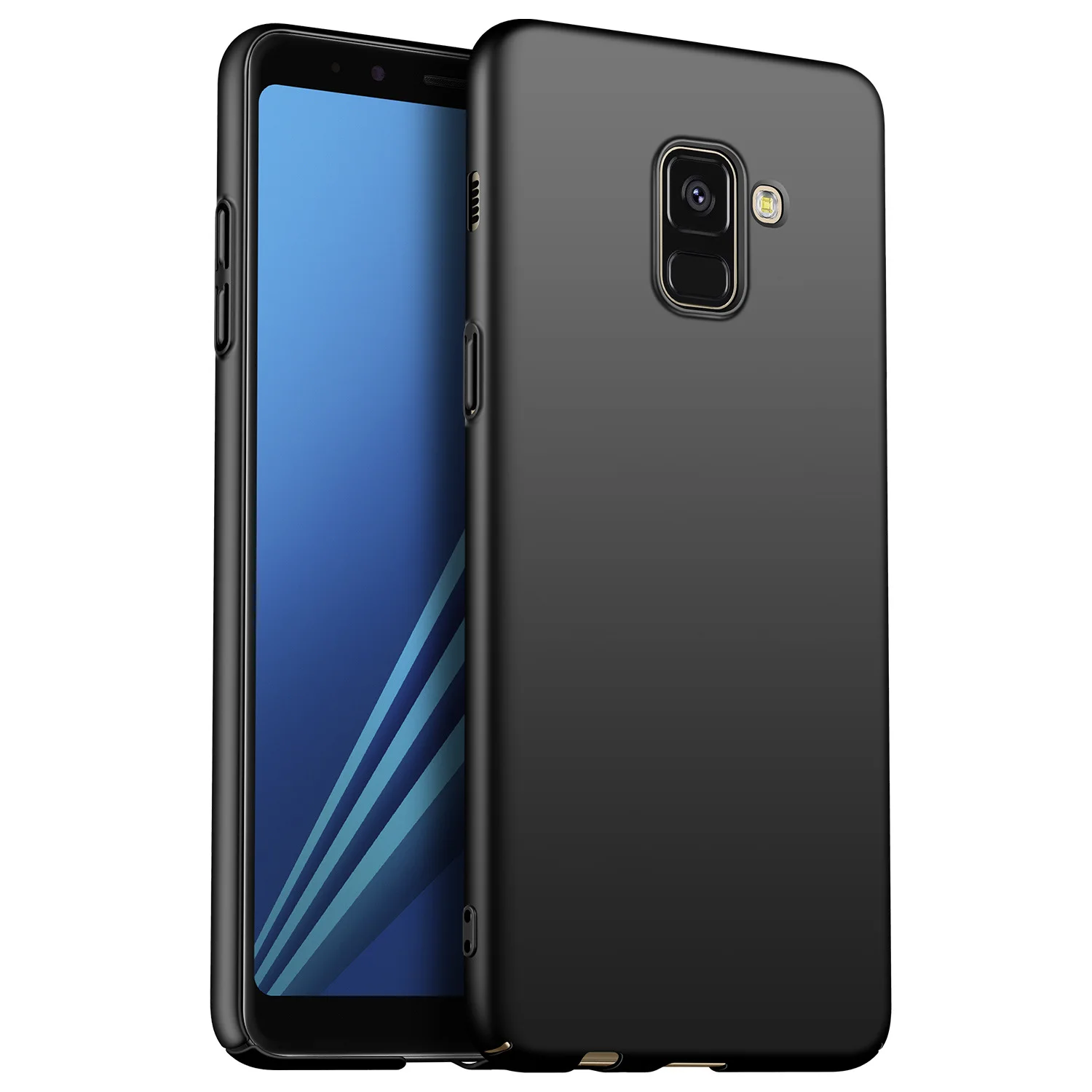 Жесткий чехол для Samsung Galaxy J6 2018 J8 жесткий матовый задней панели противоударный J4