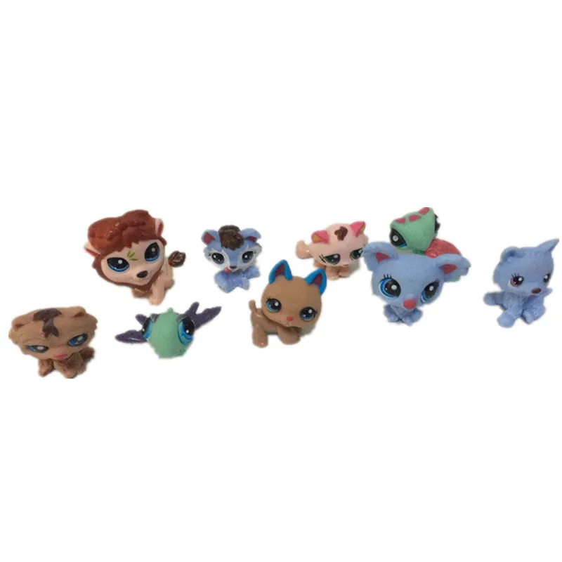 Lol Lps puzzle 24 шт./компл. ПВХ версия Q pet shop Фильм аниме забавный щенок мини коллекция