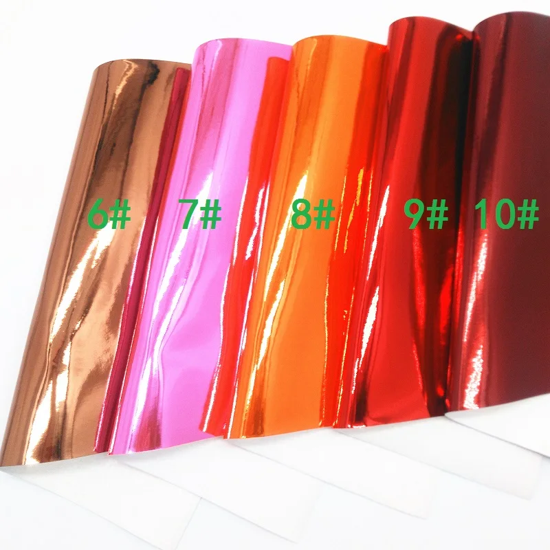 1 шт. A4 Размер 21х29см Алиса Блестящий винил для бантов Миро лакированная гладкая