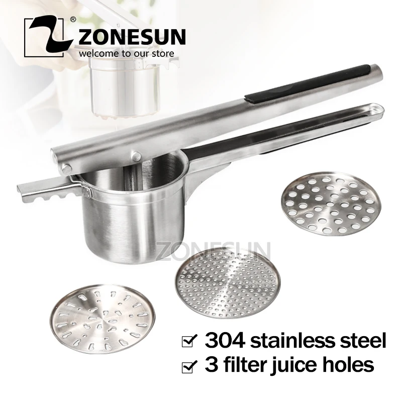 

ZONESUN Vintage Press Juicer Potatoes noodles Orange Lemon Lime Squeezer Kitchen Cookware fresh juice tool