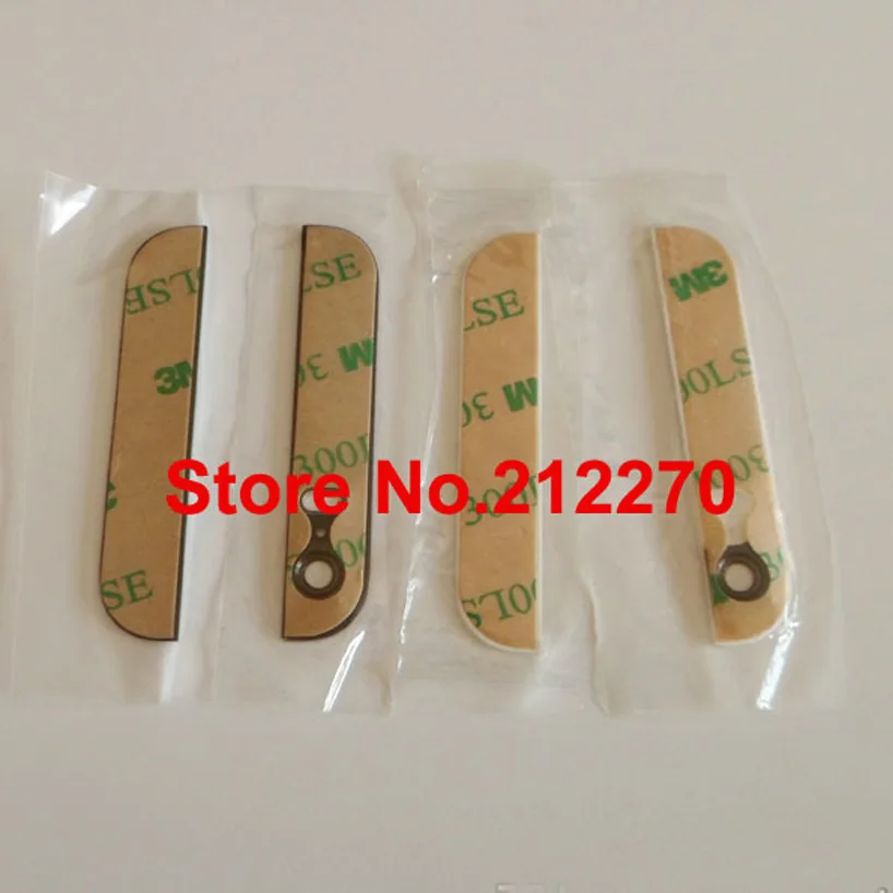 Новая верхняя и нижняя стеклянная задняя крышка корпуса с объективом камеры