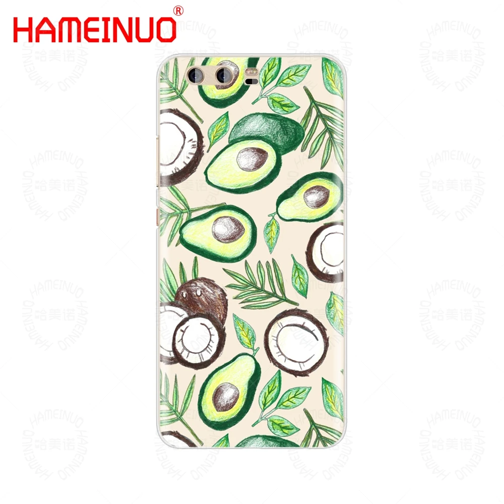 HAMEINUO чехол для телефона с изображением авокадо фруктов huawei Ascend P7 P8 P9 P10 P20 lite plus pro G9
