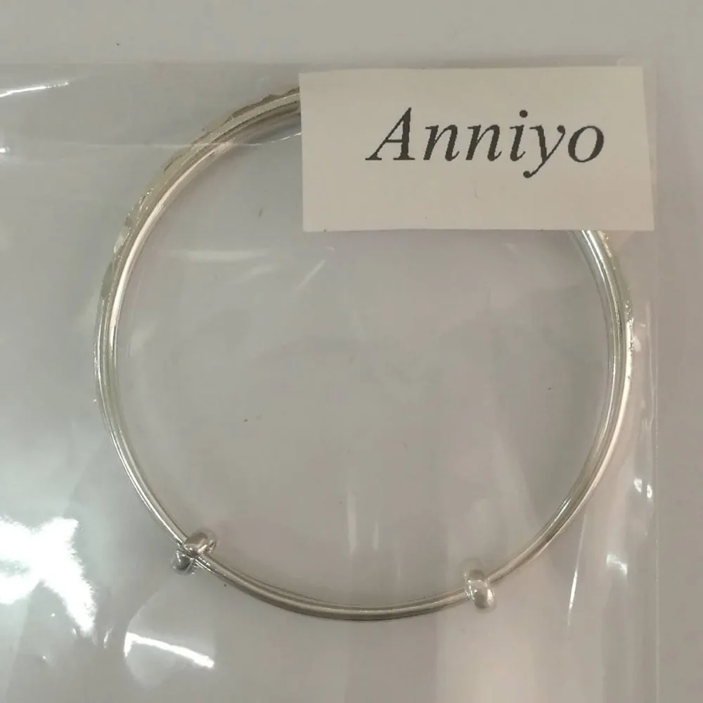 Anniyo (одна штука) Серебряный и медный браслет для женщин/девушек Африканский