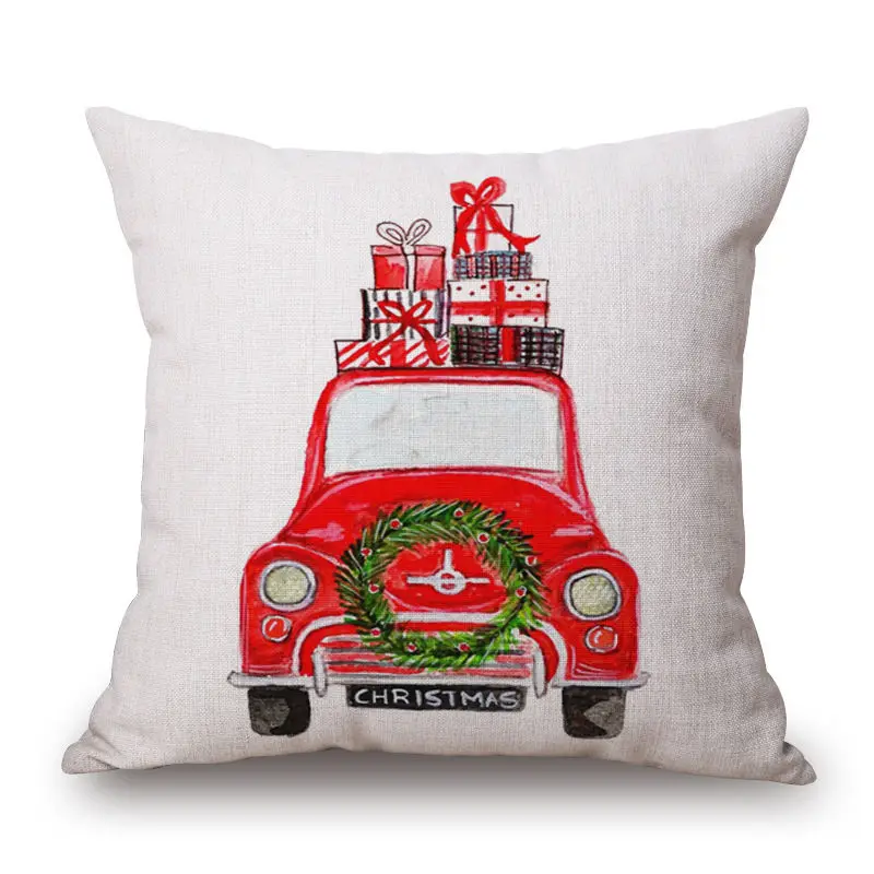 Чехлы для автомобиля с надписью &quotMerry Christmas&quot Декор дома на новый год