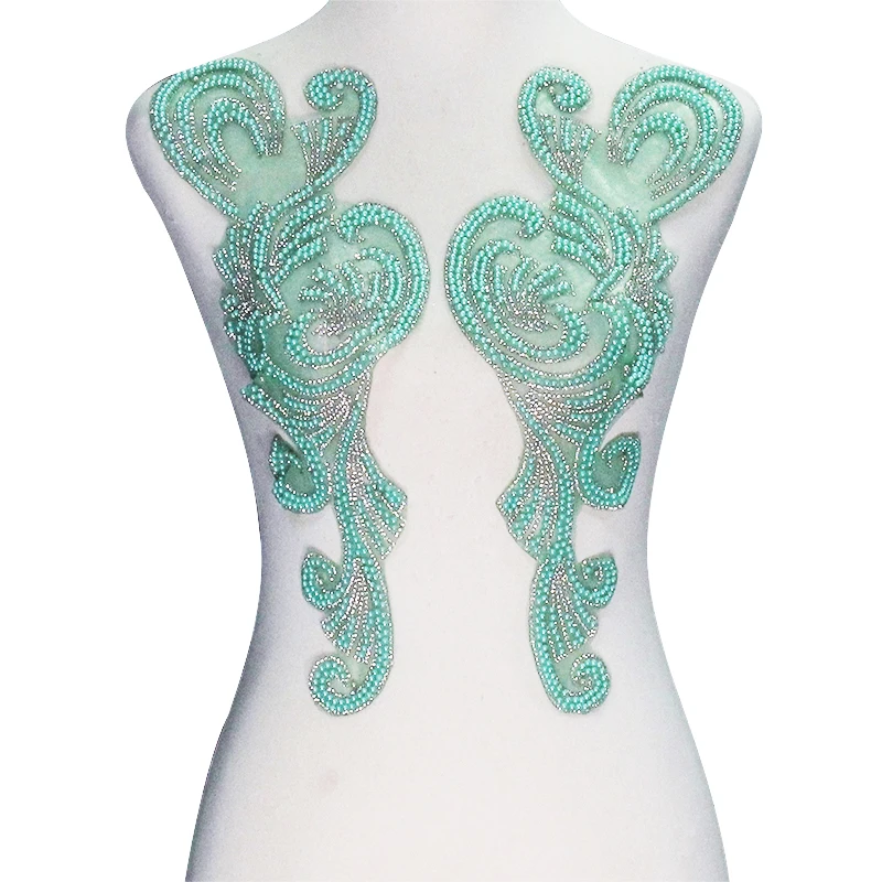 

5 пар длинных цветочных бусин, патчи для термоклея, переводные наклейки Стразы, аксессуары для украшения одежды T2423