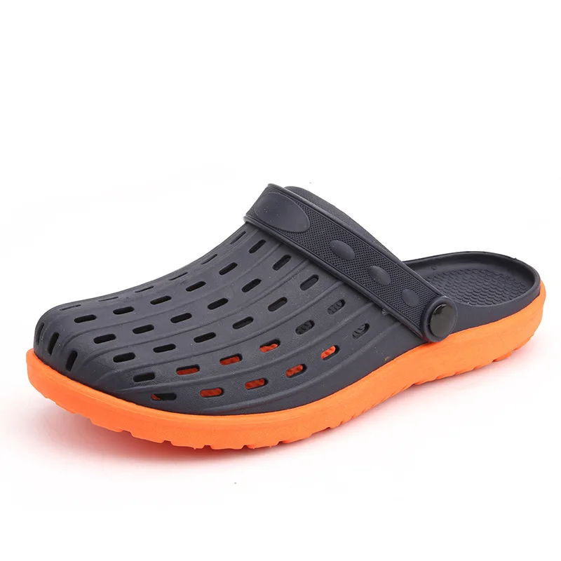 Новинка 2018 мужские летние шлепанцы модные пляжные сандалии Повседневные слипоны