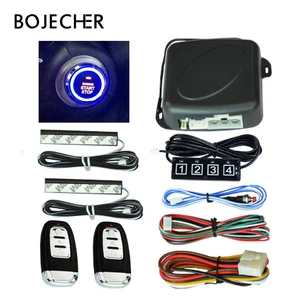 Автомобильная система запуска и остановки двигателя с клавиатурой, кнопка запуска двигателя без ключа, с пультом дистанционного управления