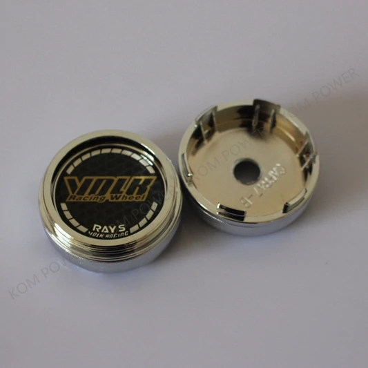 drops glue chrome KOM POWER автомобильный Стайлинг 60 мм VOLK RAYS Racing эмблема Центр колеса Крышка для обода автомобиля-Чехлы RAYS VOLK логотип значок Центр Колпачки ступицы - Цвет: drops glue chrome