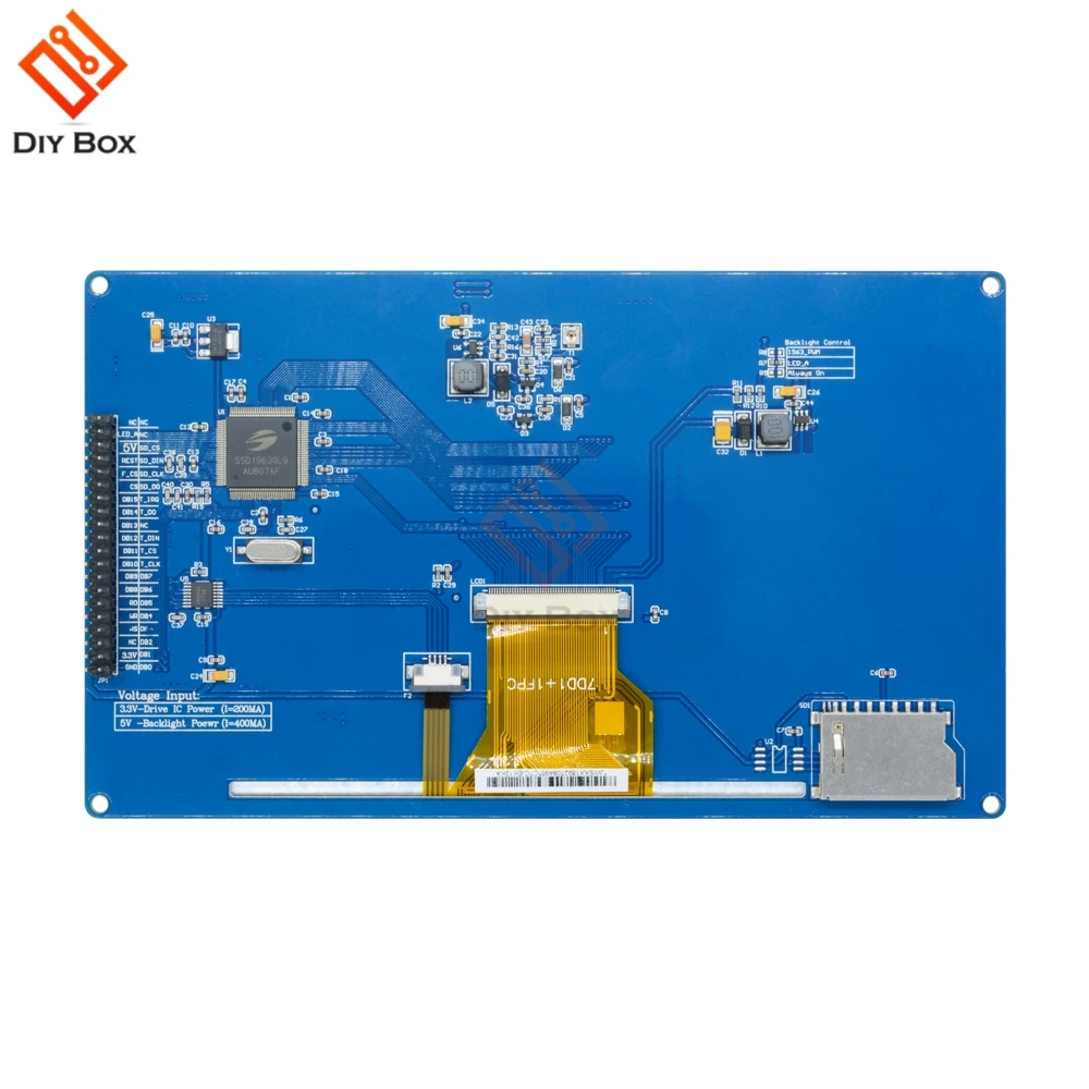 " дюймовый TFT ЖК-дисплей 800x480 SSD1963 сенсорный ШИМ AVR ПК контроллер модуль для Arduino AVR STM32 ARM