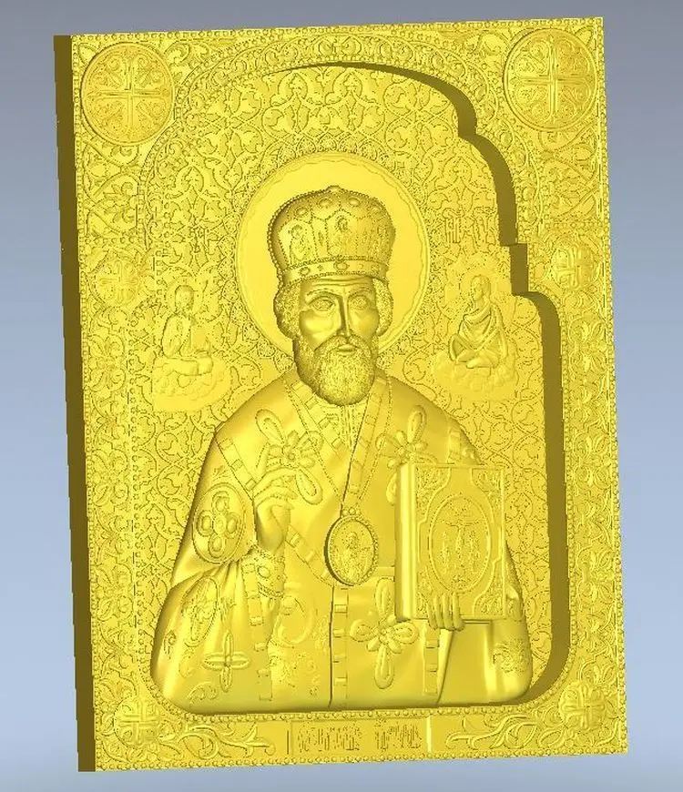3d icona_sv_niвлия_7 модель рельеф для ЧПУ в формате STL|for cnc|3d model relief3d relief |