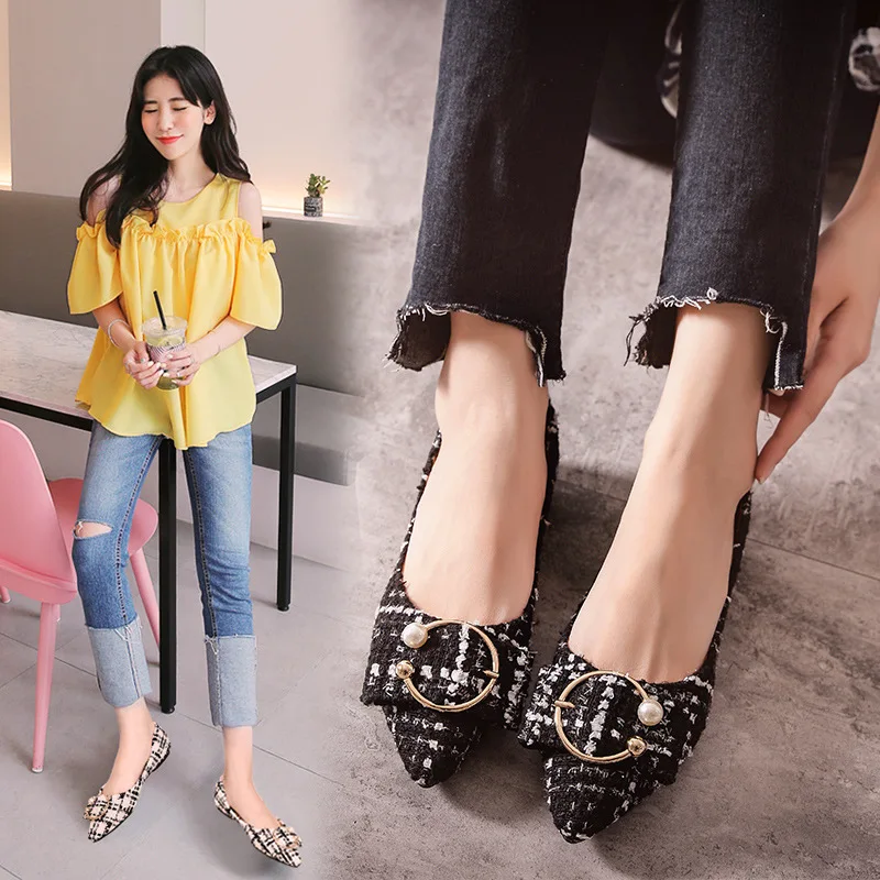 Дизайнерская новинка женская повседневная обувь в Корейском стиле Роскошные