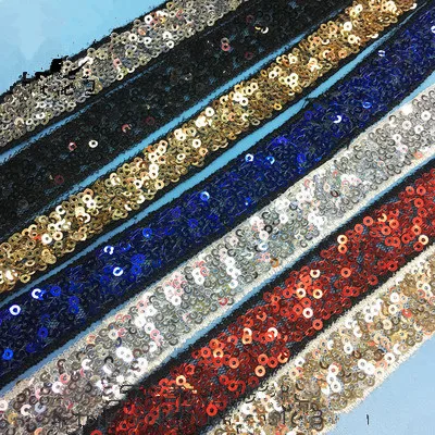 5 м/упаковка хит продаж классические Блестящие Блестки вышитые сетчатые