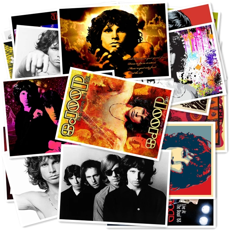 B1-27# The Doors Классическая серия стикеров 20/шт ПВХ стикер Дорожный чемодан PencilBox велосипед Телефон раздвижные пластины Граффити стиль