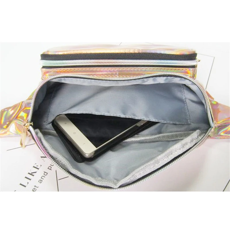 Модные брендовые сумки ourhello нагрудные женские мессенджеры с отражающим лазерным