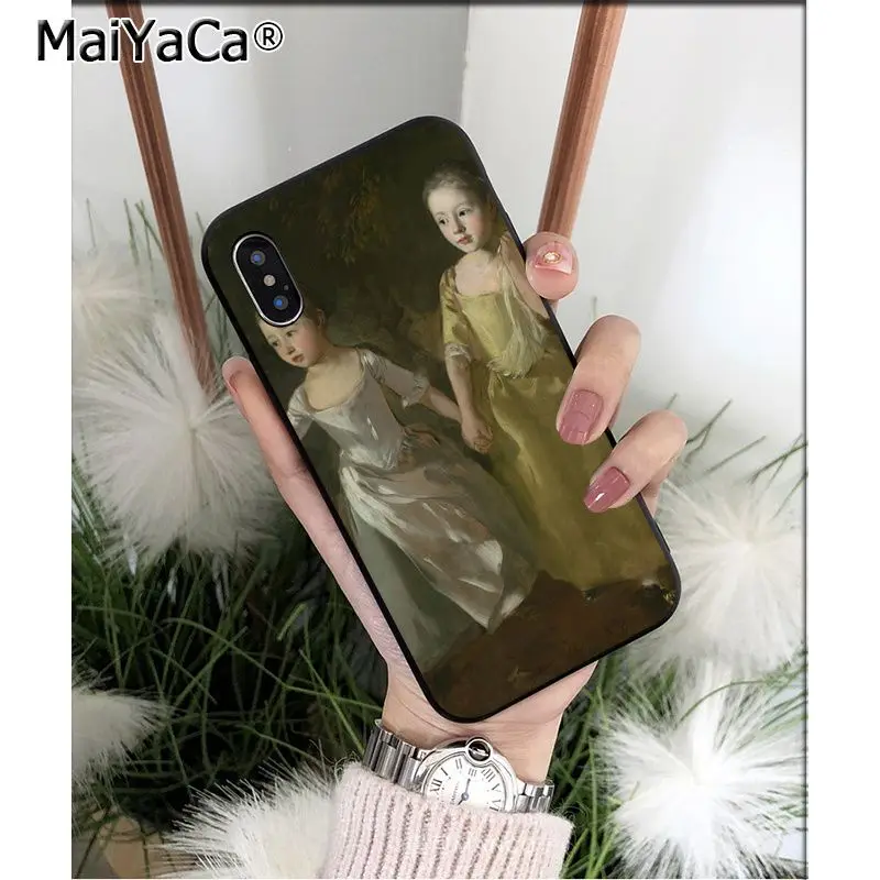 MaiYaCa Classical Portrait art painting High Quality Phone Case for iPhone 6S 6plus 7 7plus 8 8Plus X Xs MAX 5 5S XR | Мобильные