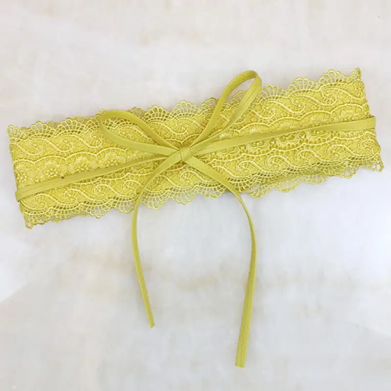 Женский кружевной пояс легко застёгивающийся корсет широкий из вуали поясной