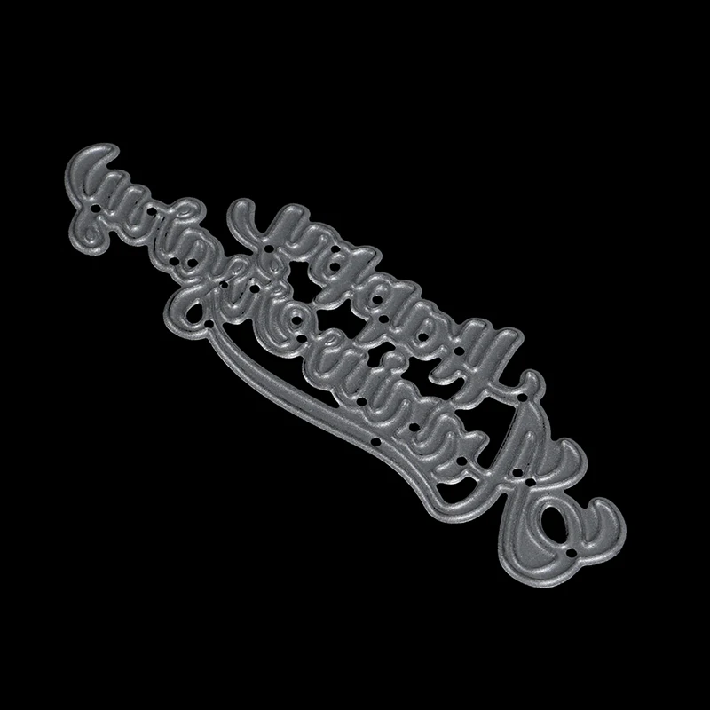 1 шт. для DIY скрапбукинга фотоальбом Декоративные тиснение карты с юбилеем