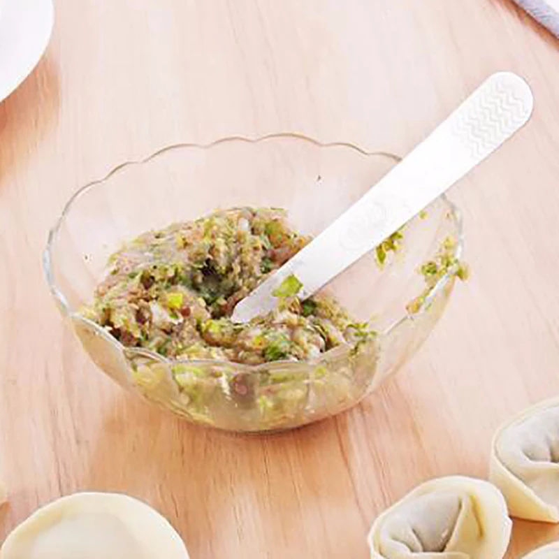 

Japan Style Stainless Steel Stuffing Spoon Kitchen Gadgets DIY Tools Household Dumpling Fillings Spoon