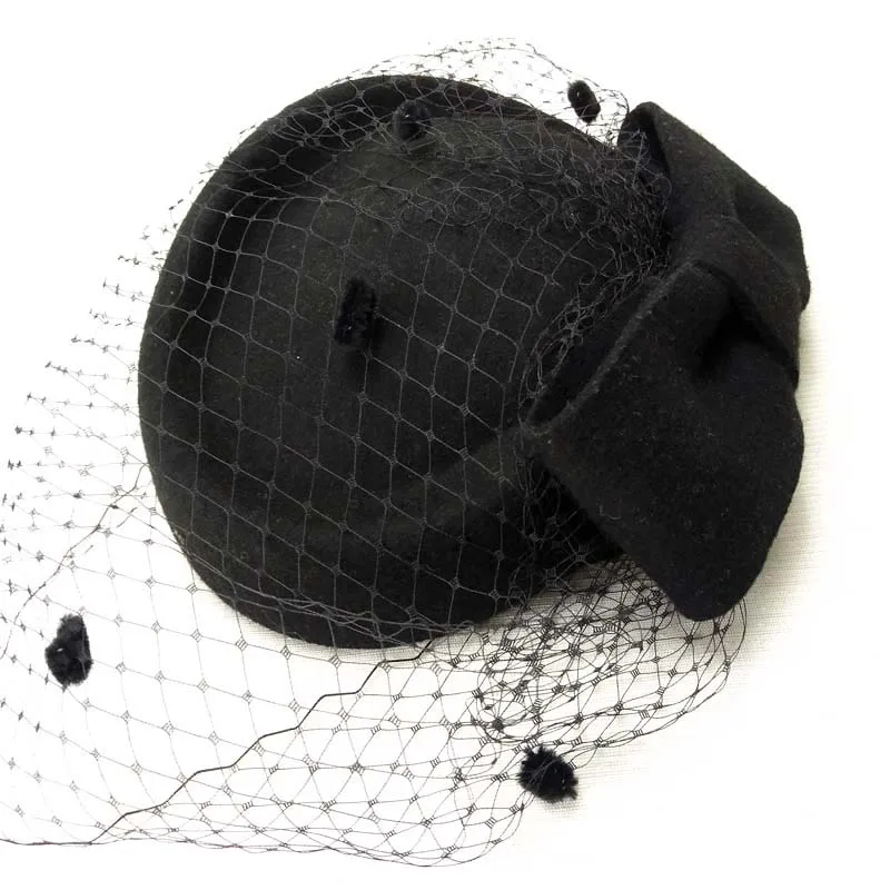 Fibonacci винтажная фетровая шляпа из шерсти войлока Шапки для Для женщин берет