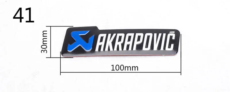 Лимонно-желтый TKOSM Мотоцикл 3D Akrapovic выхлопной скутер труба глушителя стикеры аксессуары AR Tubo Escape Moto протектор Mivv Yoshimura - Цвет: Лимонно-желтый